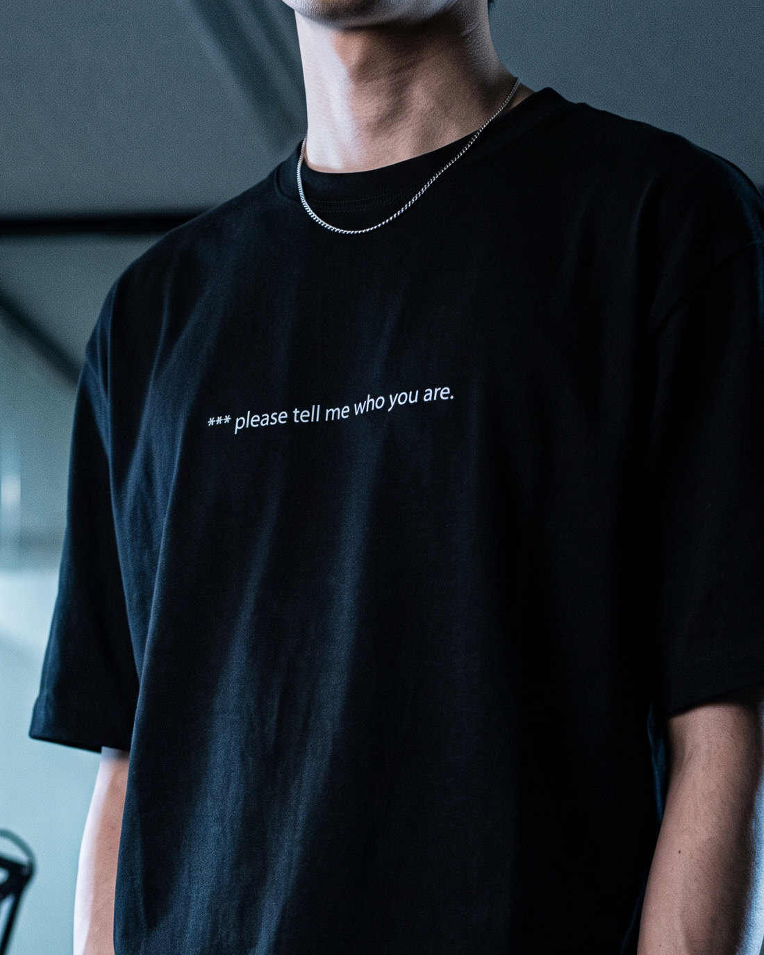 "please tell me who you are" Tee